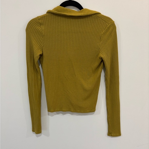 Reformation Ribbed Polo Cardigan - Picture 2 of 3